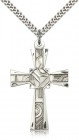 Men's Mosaic Cross Pendant