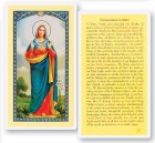 Consecration of Mary Laminated Prayer Card