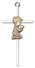 Praying Boy Cross  6"