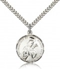 Round St. Francis of Assisi Medal