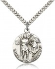 Men's Round St. Sebastian Medal