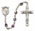 St. Susanna Sterling Silver Heirloom Rosary Squared Crucifix