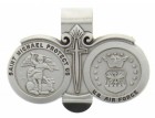 St. Michael U.S. Air Force Visor Clip Pewter