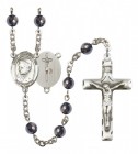 Men's Pope Emeritace  Benedict XVI Silver Plated Rosary