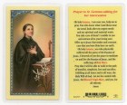 Prayer To St. Gemma Laminated Prayer Card