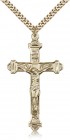 Men's Cross Tip Crucifix Pendant