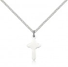 Small Rounded Cross Pendant