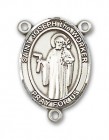 St. Joseph the Worker Rosary Centerpiece Sterling Silver or Pewter