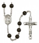 Men's St. Raphael the Archangel Silver Plated Rosary