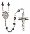 Men's St. Medard of Noyon Silver Plated Rosary