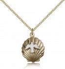 Shell with Holy Spirit Pendant