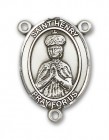 St. Henry II Rosary Centerpiece Sterling Silver or Pewter