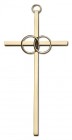 Wedding Rings Cross 6"