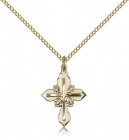 Smaller Women's Teardrop Cross in Cross Pendant