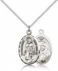 St. Peregrine Oval Shaped Medal
