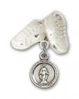 Baby Pin with Miraculous Charm and Baby Boots Pin
