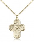 Women's Five Way Cross Pendant