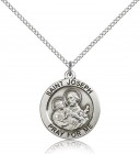 Women's Pray for Me Round St. Joseph Medal