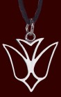 Stainless Steel Dove Pendant - 1“ H