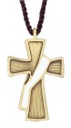 Deacon's Cross Pendant with White Sash