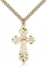 Men's St. Xenia Orthodox Cross Pendant