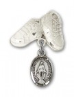 Baby Pin with Miraculous Charm and Baby Boots Pin