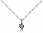Infant Size Enamel Center Miraculous Heart Medal