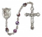 St. Polycarp of Smyrna Sterling Silver Heirloom Rosary Fancy Crucifix