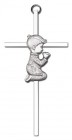 Praying Boy Cross  6"