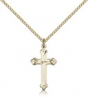 Starburst Center Cross Necklace