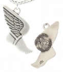 Jesus Christ Track Medal Sterling Silver