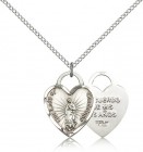 Our Lady of Guadalupe Heart Shaped Quinceañera Medal
