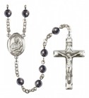 Men's St. Lawrence Silver Plated Rosary