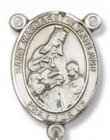 St. Margaret of Scotland Sterling Silver Rosary Centerpiece