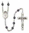 Men's St. Josephine Bakhita Silver Plated Rosary
