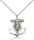 Anchor Crucifix Medal