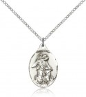 Women's Guardian Angel Pendant