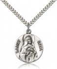 Round St. Rita of Cascia Medal