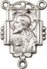 Scapular Sterling Silver Rosary Centerpiece