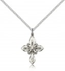 Smaller Women's Teardrop Cross in Cross Pendant