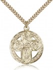 Men's Round Four-Way Cross Medal