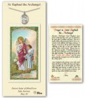 St. Raphael the Archangel in Pewter with Prayer Card