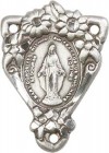 Floral Bouquet Miraculous Medal Rosary Centerpiece