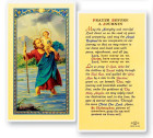 Prayer Before A Journey Laminated Prayer Card