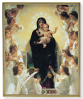 Queen of the Angels 8x10 Gold Trim Plaque