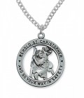 Round Cut-Out St. Christopher Medal