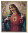 Sacred Heart of Jesus Gold Frame 11x14 Plaque