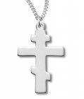 St. Andrew Cross Pendant Sterling Silver
