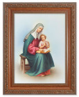 St. Anne and Mary 6x8 Print Under Glass
