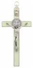Glow In the Dark St. Benedict Enamel Crucifix 7.5“